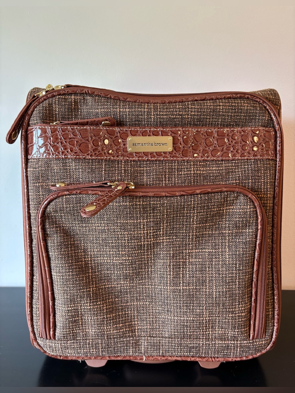 Samantha Brown Tweed Underseater Bag